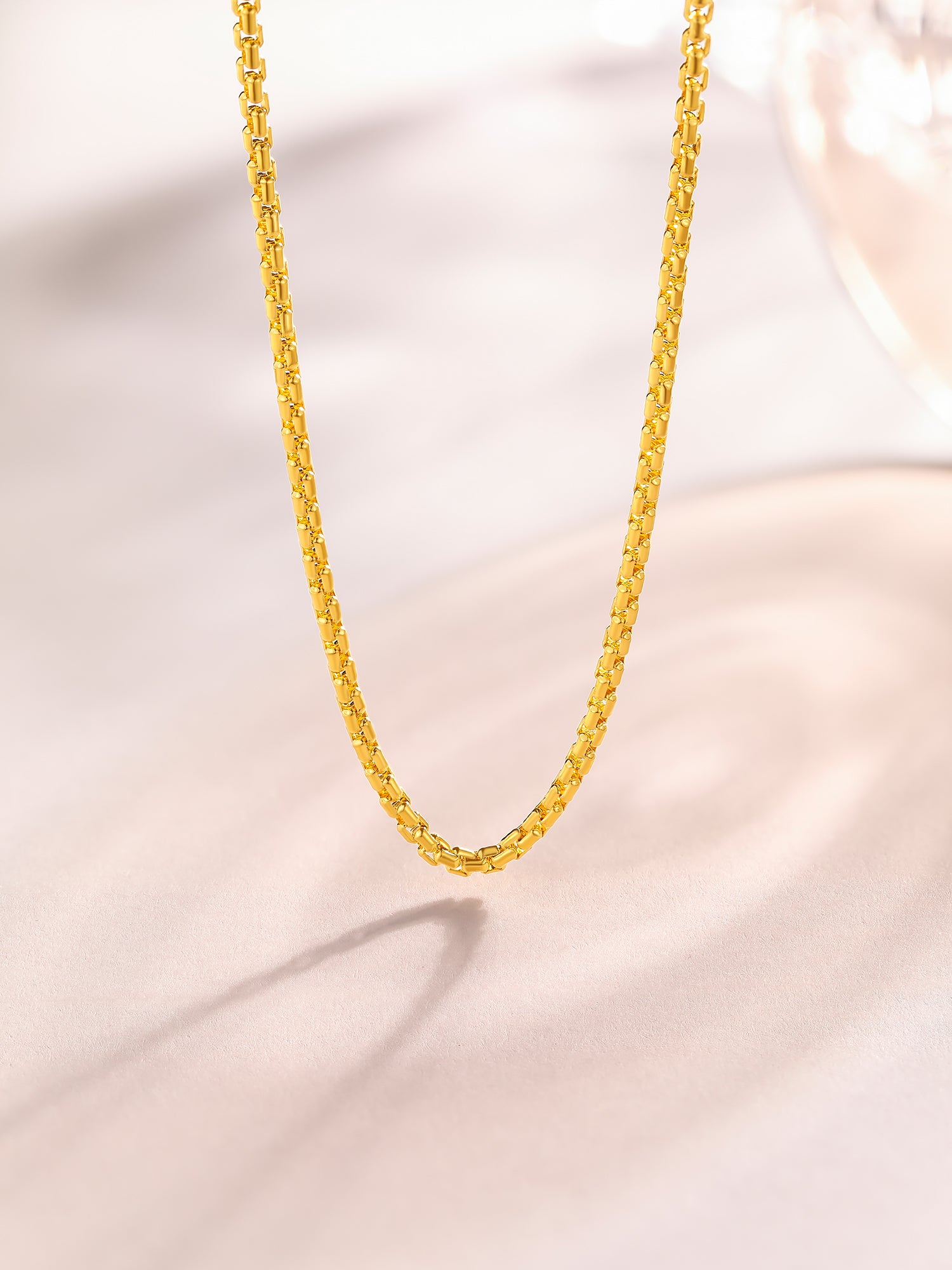 999 24K Gold Necklace Star 21.25-29.25g A0510916