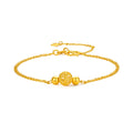 "infinite" 24K Gold Chain Bracelet 2.3-2.8g A079853