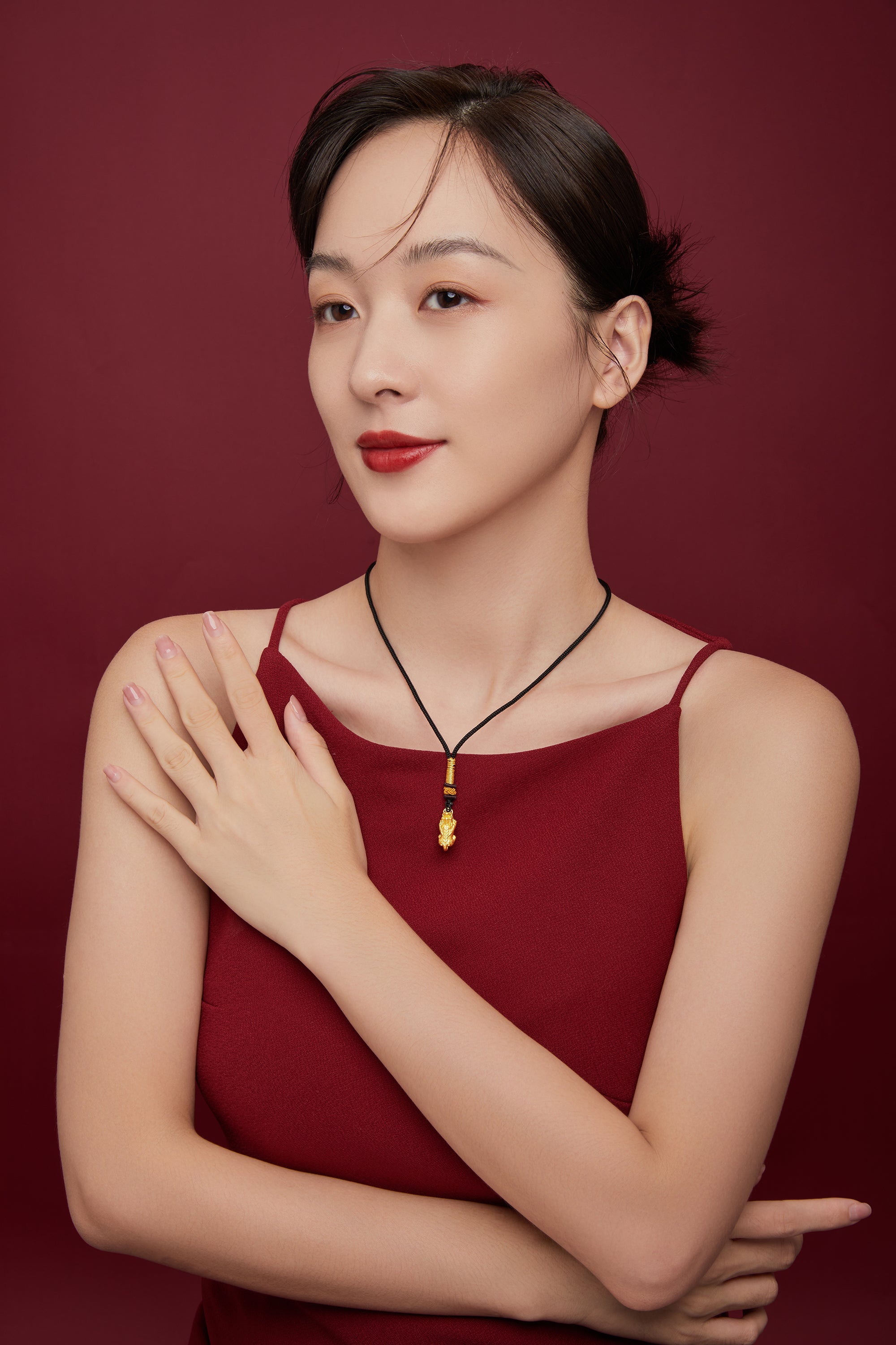 24K Gold Pendant Pixiu 1.1-1.4g A049823
