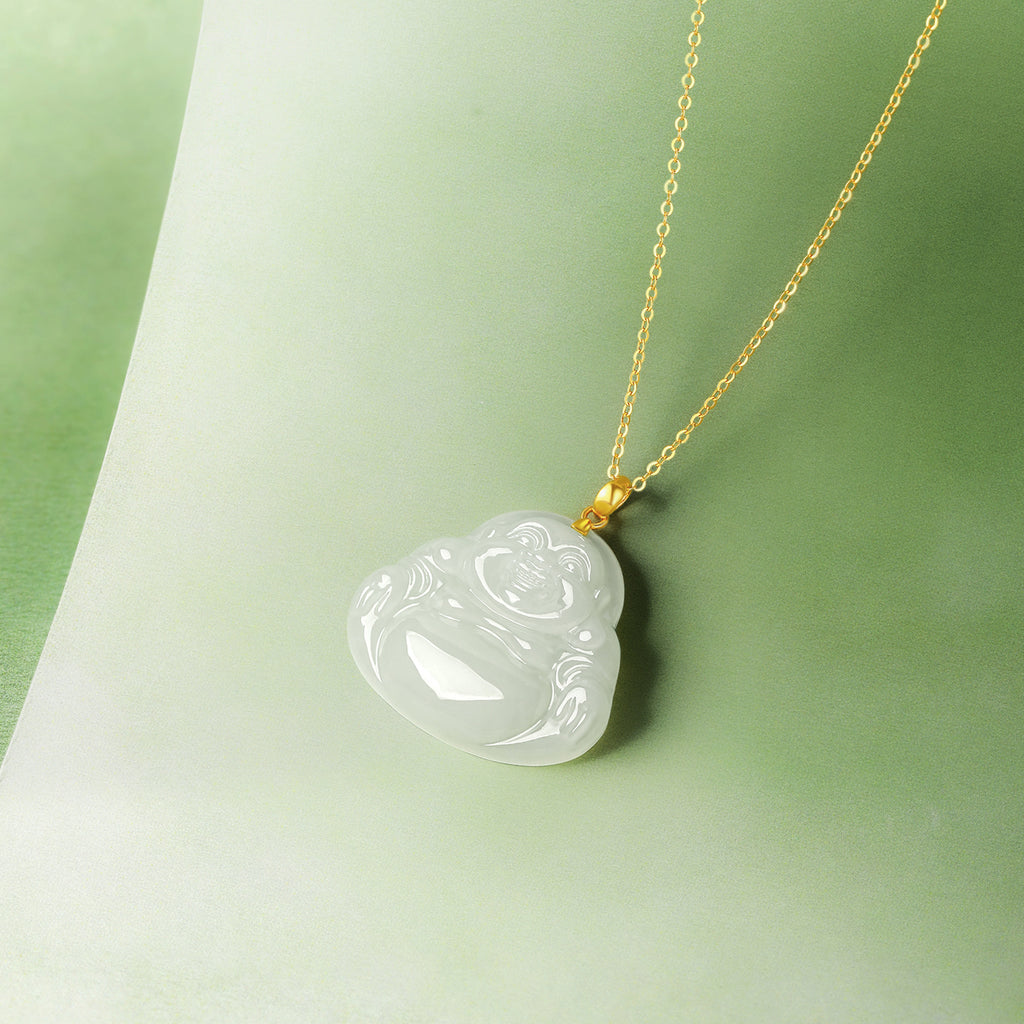 999.9 24K金吊墜 黑天玉 0.25-0.45克 彌勒佛 Y0411122