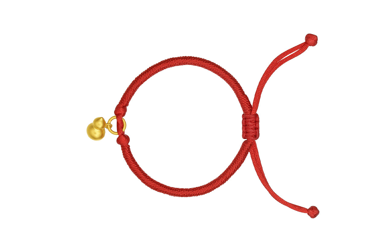   24K Gold String Bracelet              Gourd 0.4-0.7g AD177714