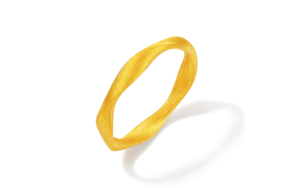 999 24K Gold Ring 4-5g A0122078