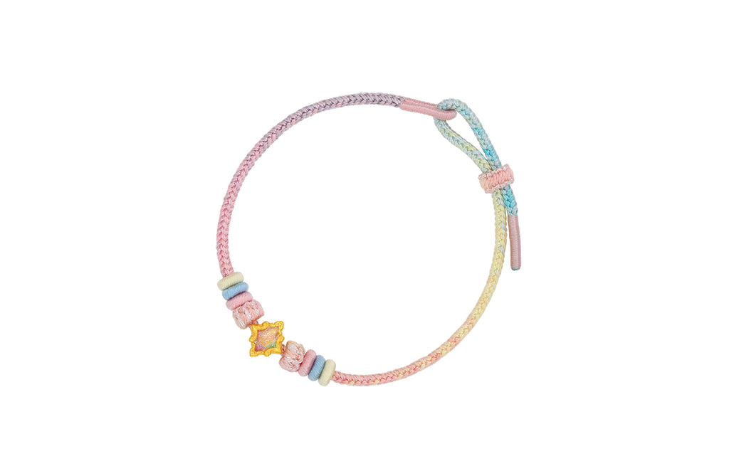 "Pop wu~" 24K Gold Charm Bracelet  0.4-0.6g A1615763
