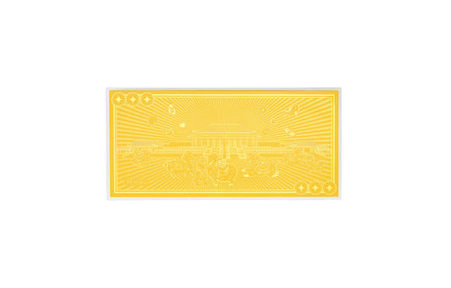 "Chinese Culture Collection - Dan Qing" 999 24K Gold Ingot Horse 0.01g A1836234