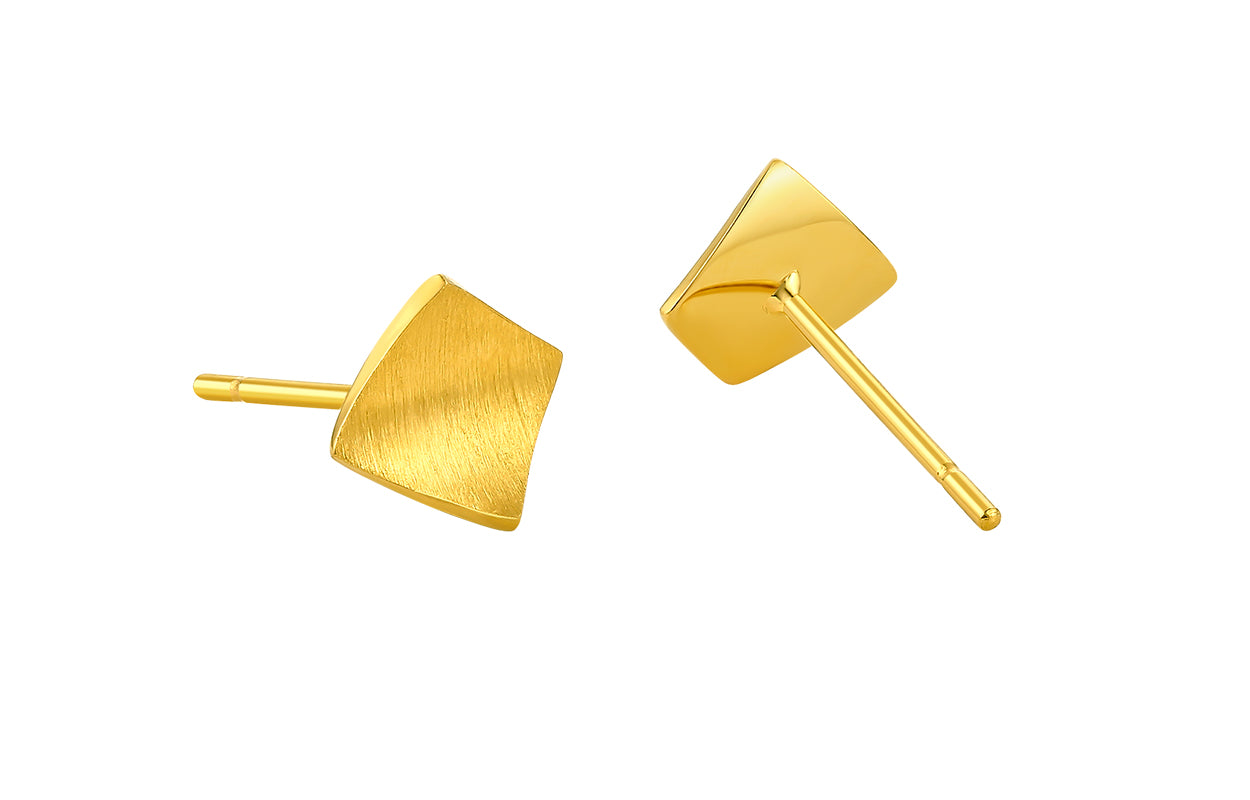 "Infinite" 24K Gold Earrings 1.1-1.4g A0910828