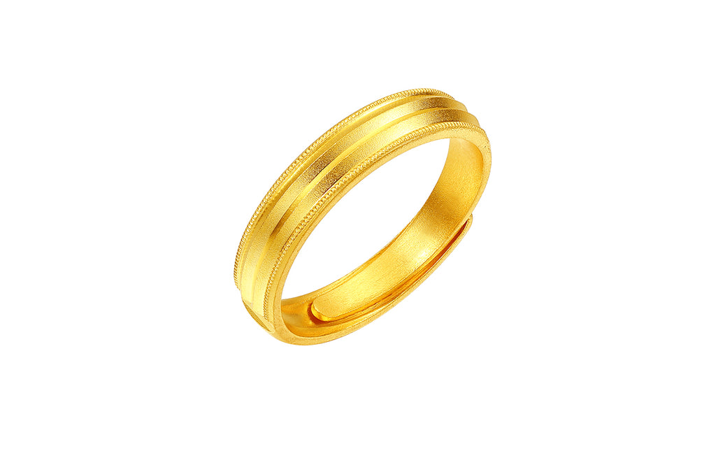 999 24K Gold Ring 5-6g A0213463
