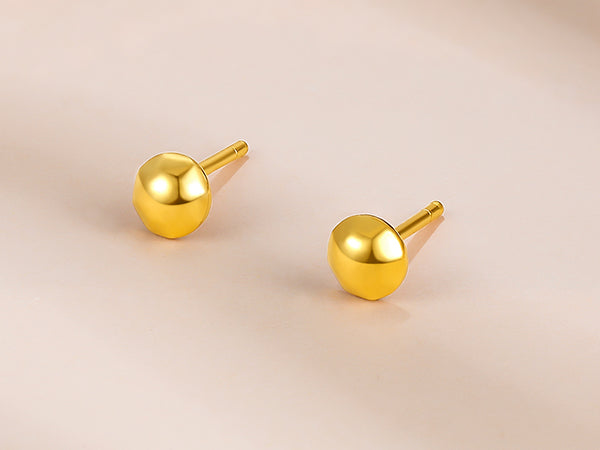 999 24K Gold Earrings 0.9-1.1g AA096008