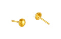 999 24K Gold Earrings 0.9-1.1g AA096008