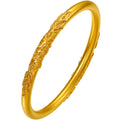 Antiquity Gold' 999.9 24K Gold Bangle Bracelet 36-39g AA105033