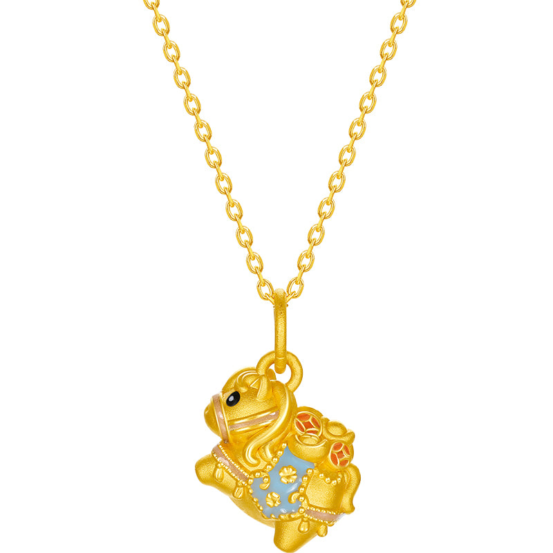 'Year of the Horse' 24K Gold Pendant Horse 1-1.3g A0422995