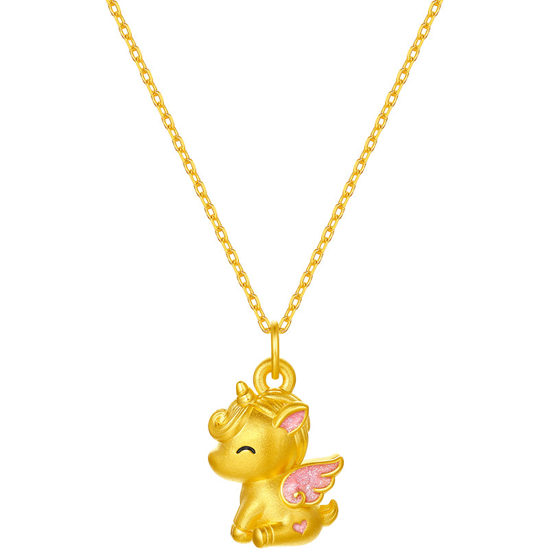 'Year of the Horse' 24K Gold Pendant Horse 1.2-1.4g A0415742