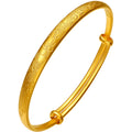 Antiquity Gold' 999.9 24K Gold Bangle Bracelet 31-34g AA104788