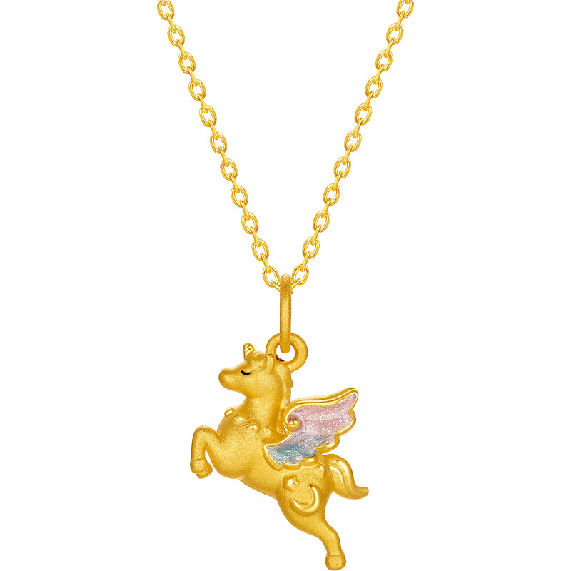 'Year of the Horse' 24K Gold Pendant Horse 1-1.3g A0422994