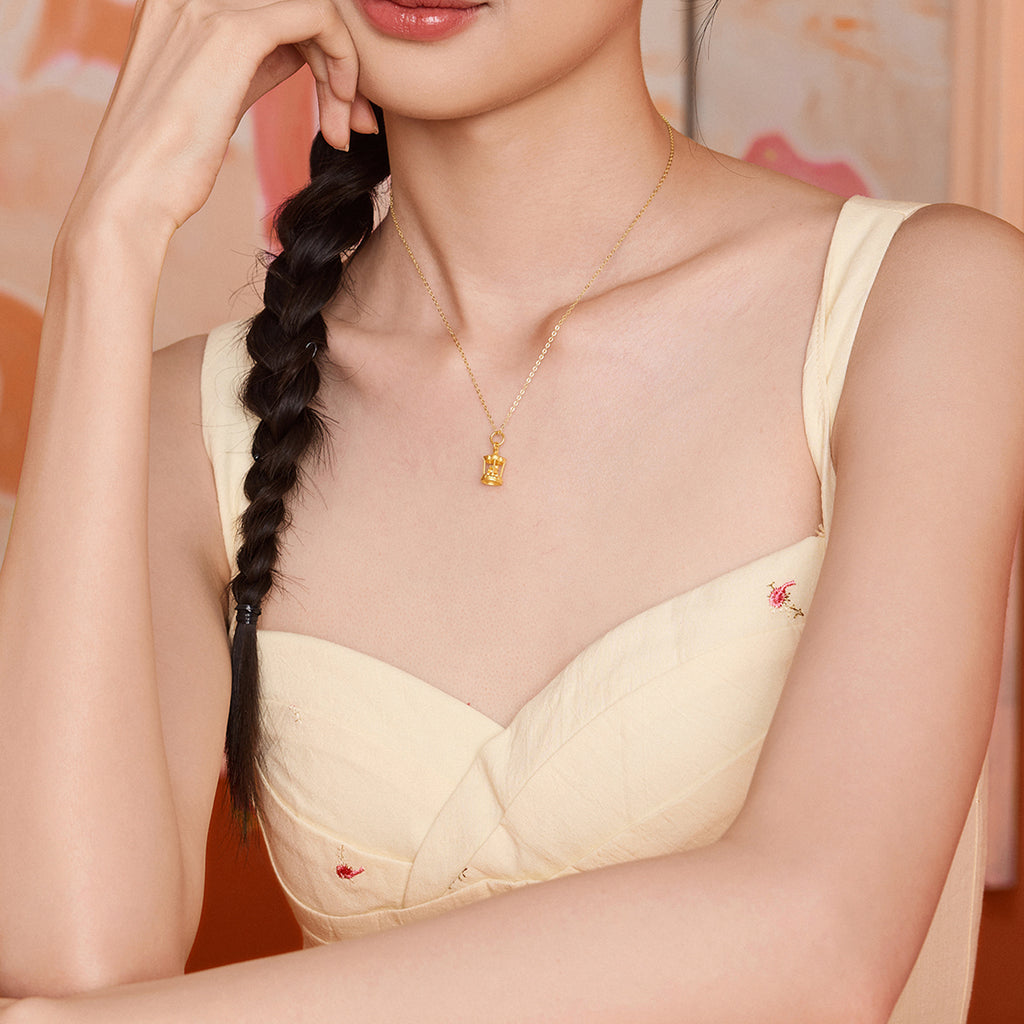 馬年 24K 金吊墜 旋轉木馬 2.35-2.55克 A0415741