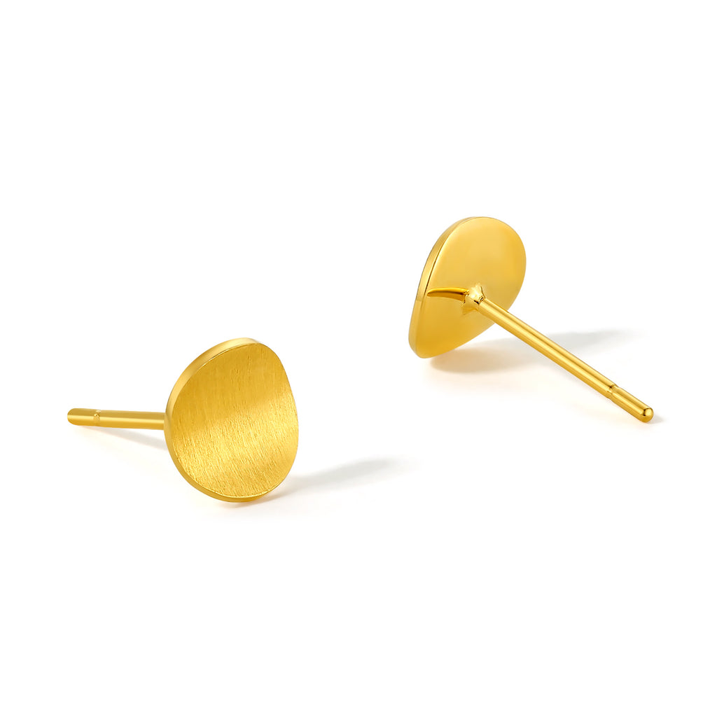 "Infinite" 24K Gold Earrings 1.32-1.62g A0910826
