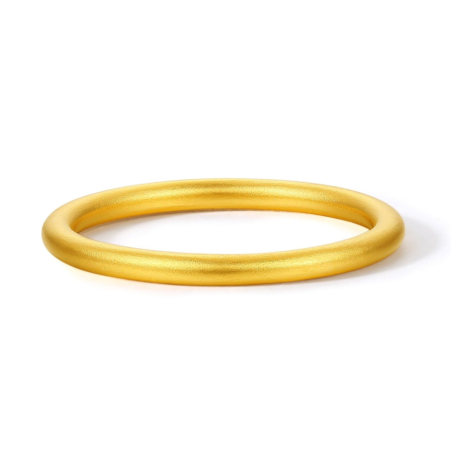 24K Gold Ancient Method Plain Ring 1.5-2.1g A0110912