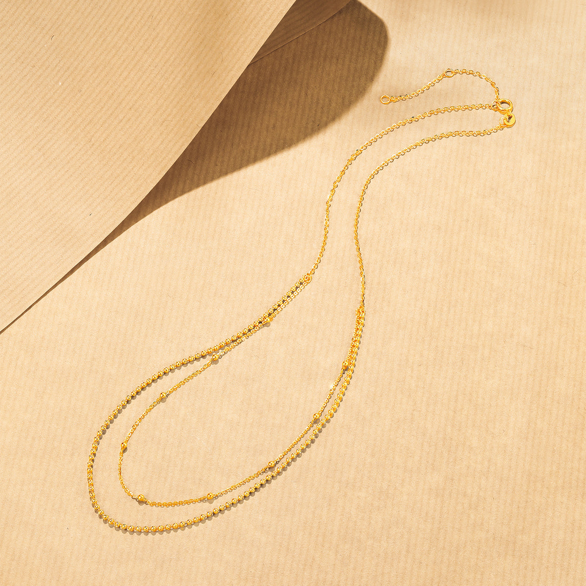18K Yellow Gold Necklace 2.81-3.11g C0513081