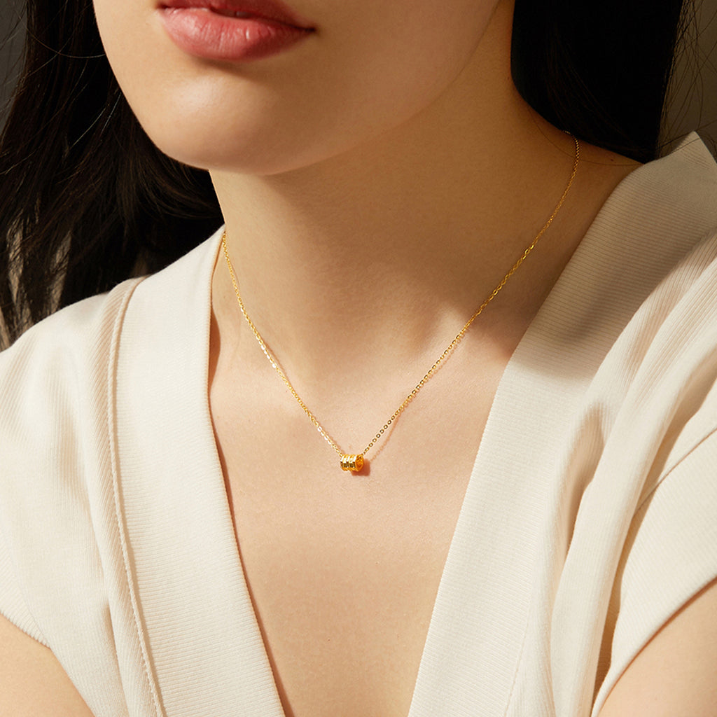 "infinite" 24K Gold Pendant 0.5-0.75g A048775