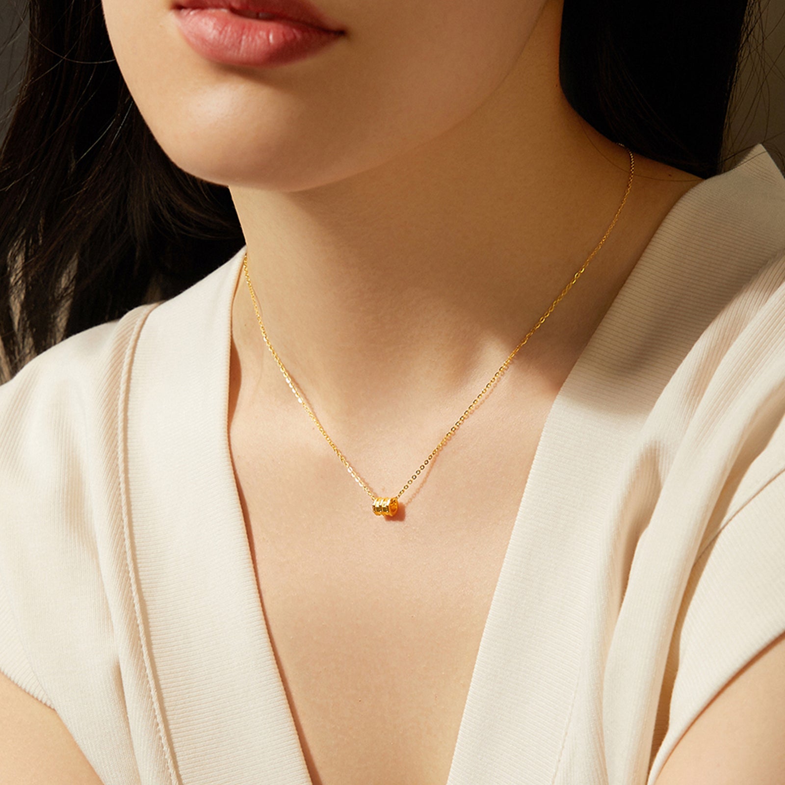 "infinite" 24K Gold Pendant 0.5-0.75g A048775