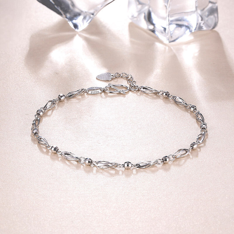 950 Platinum Chain Bracelet 3.4-3.7g PT070463