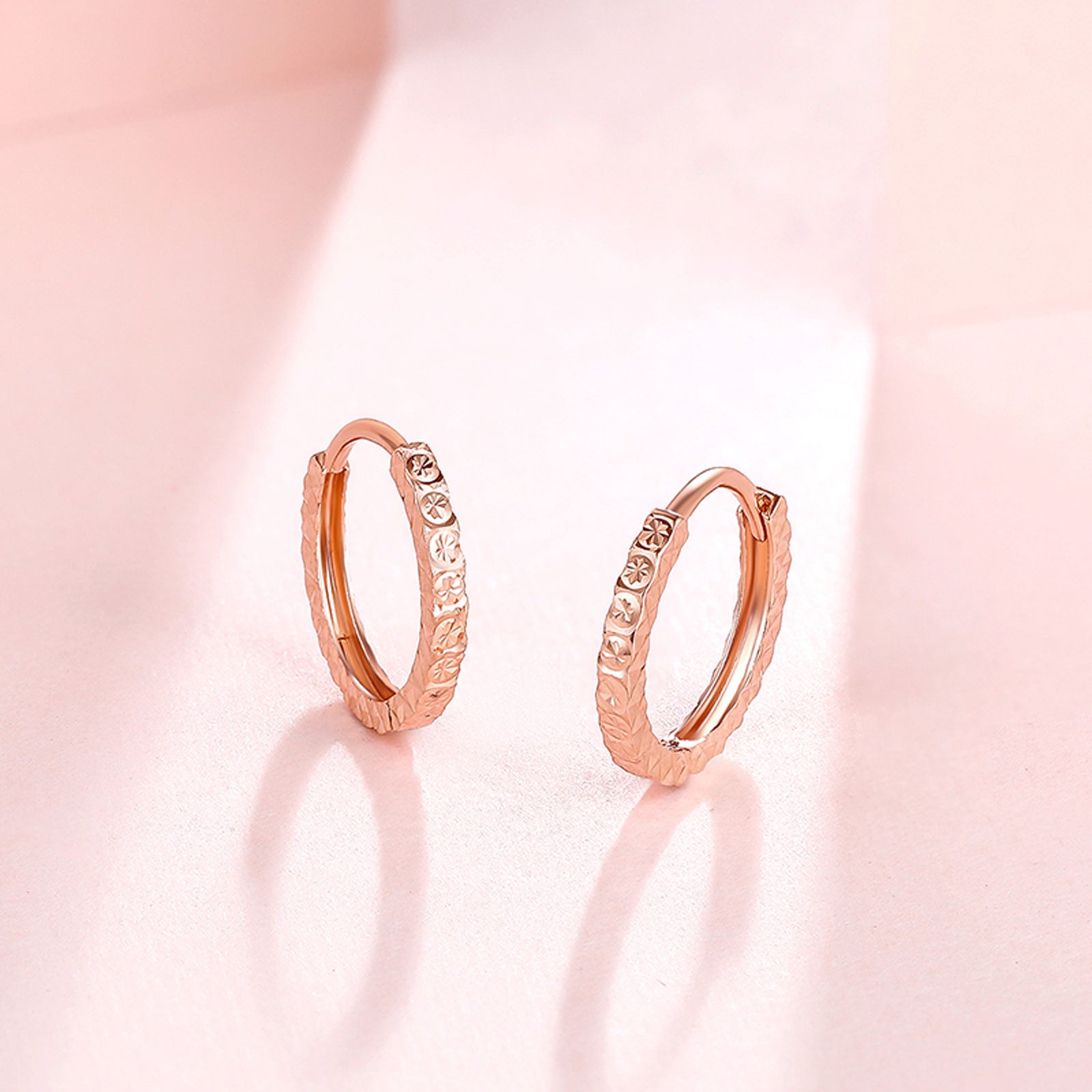 18K Rose Gold Earrings 1-1.4g KI094507
