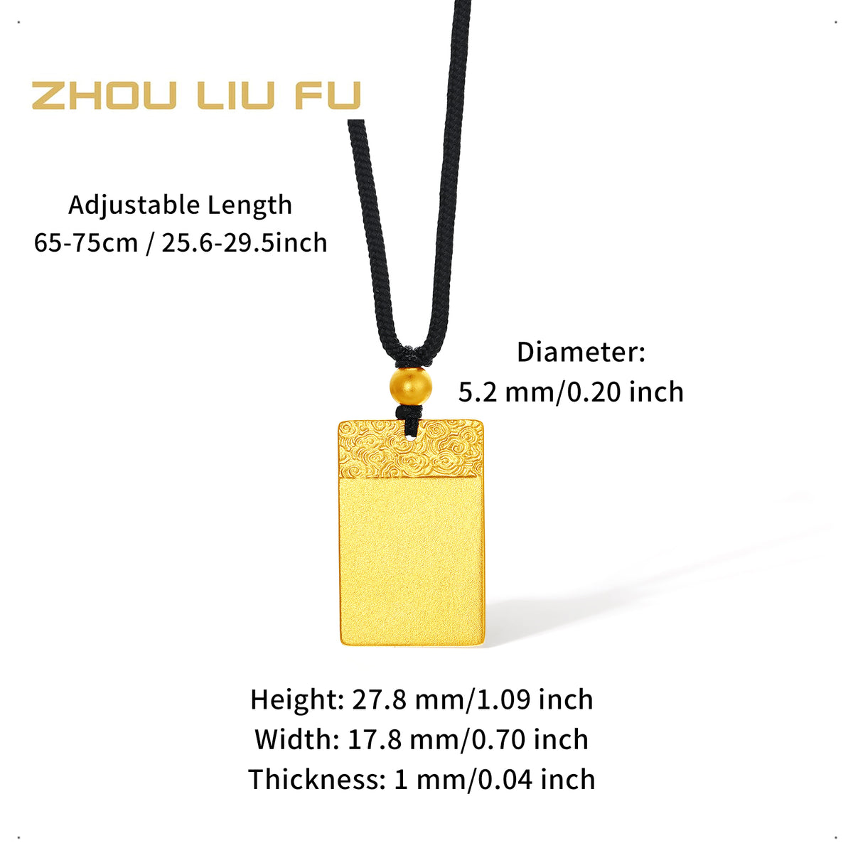 999 24K Gold Pendant 10-12g A0413622
