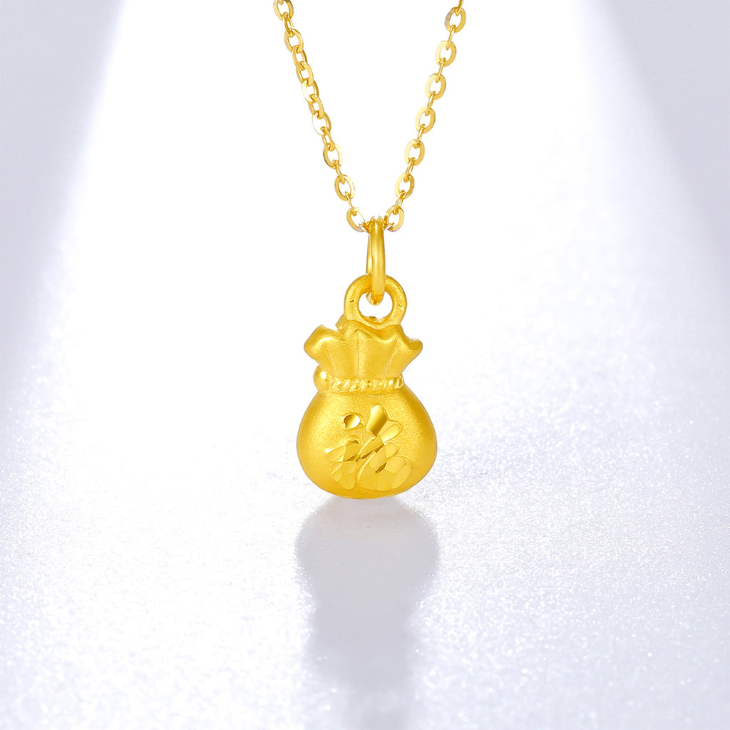   24K Gold Pendant              Fortune Bag 0.7-0.9g AD041380