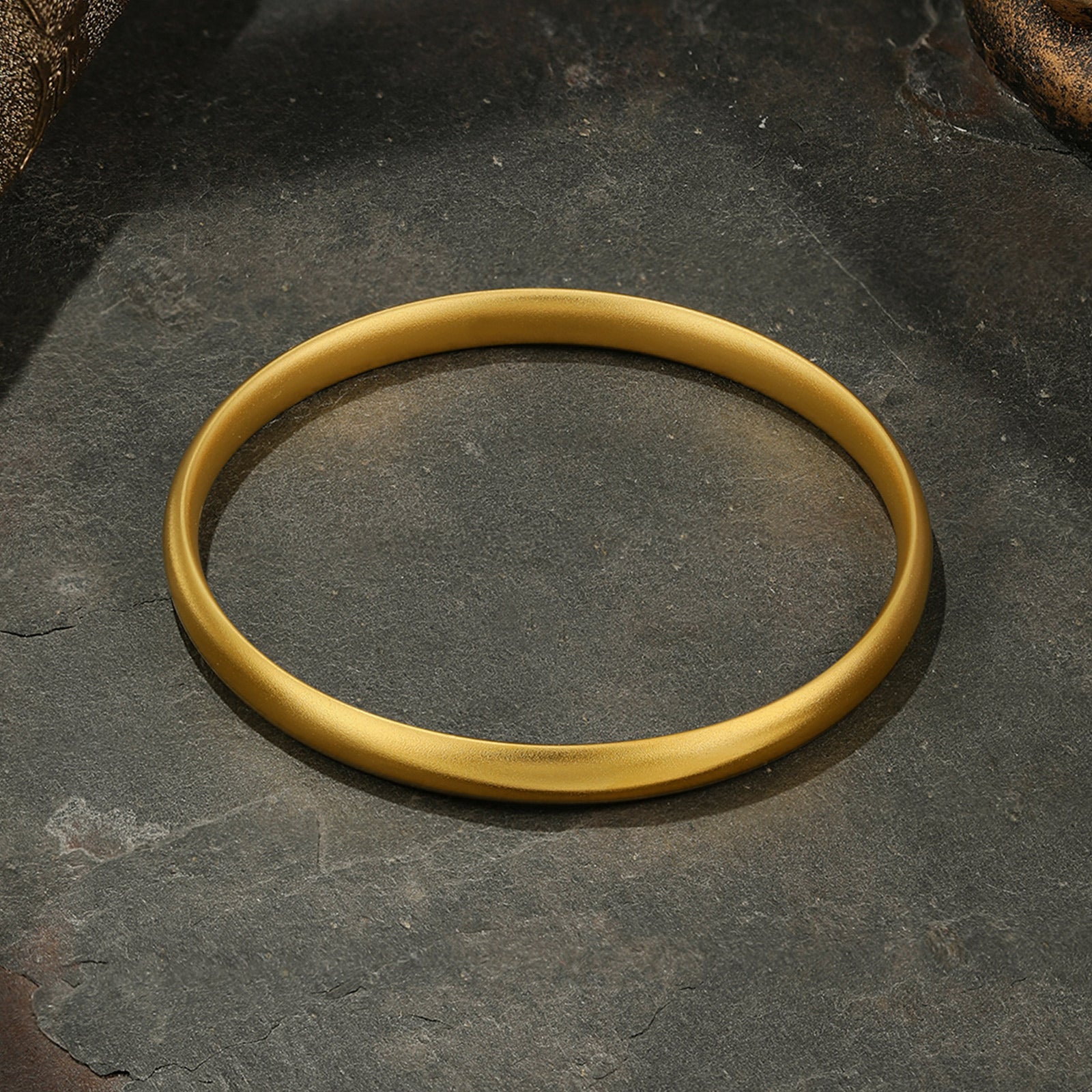 Antiquity Gold' 999.9 24K Gold Bangle Bracelet 25-29g A1012540