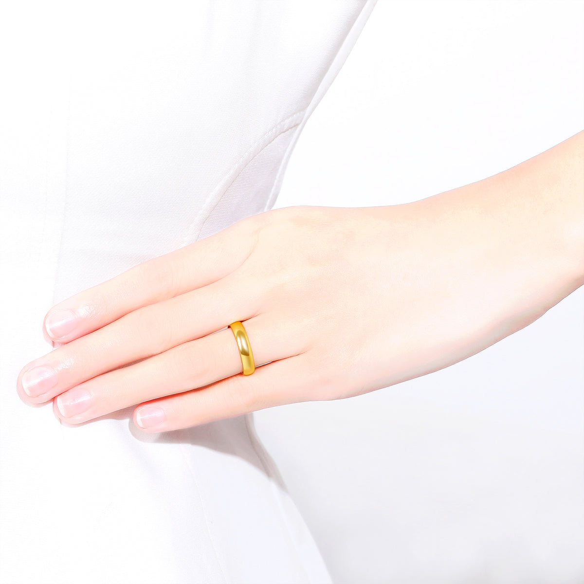 999 24K Gold Ring 3.5-3.9g AA010916