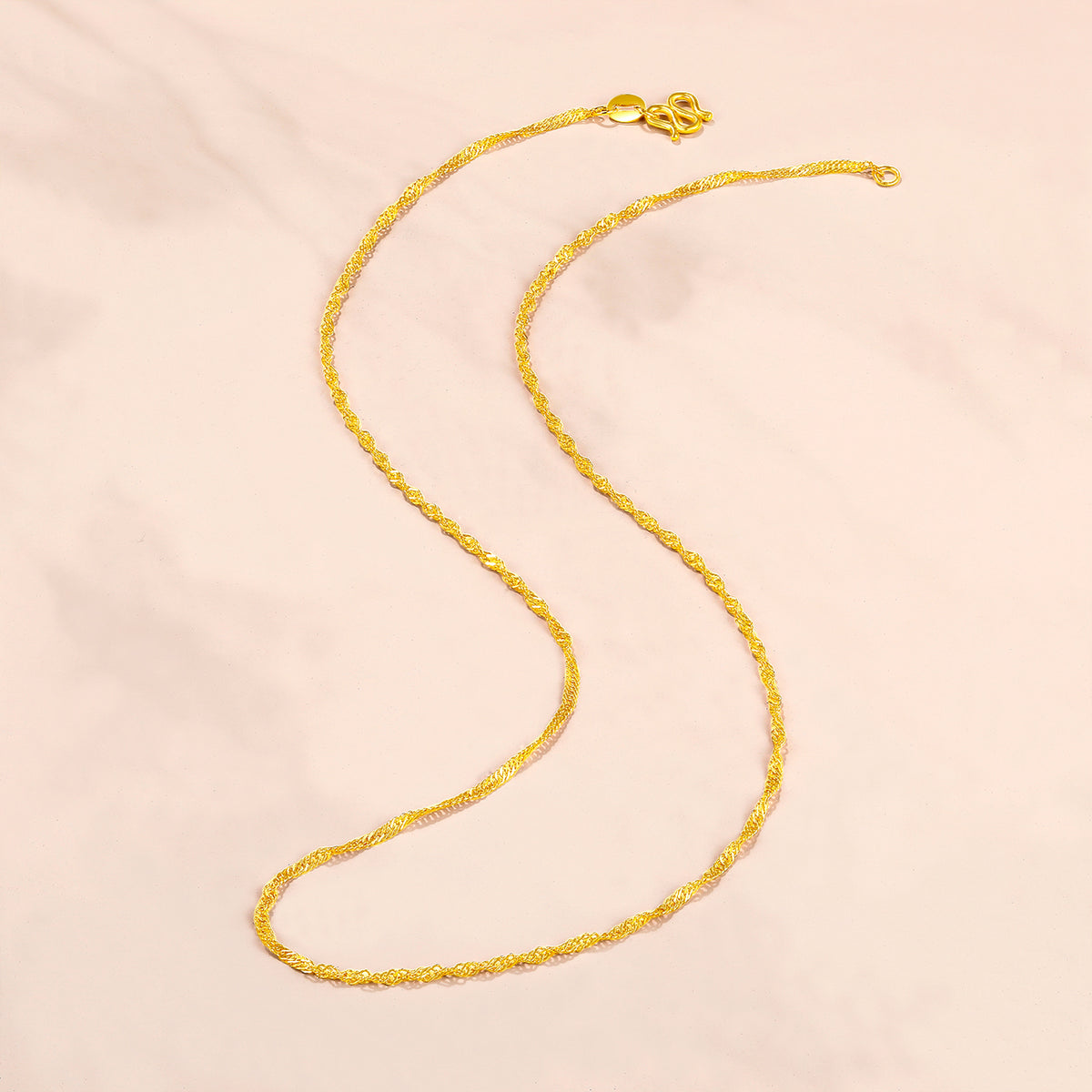 999 24K Gold Necklace 2.7-3g AA050785