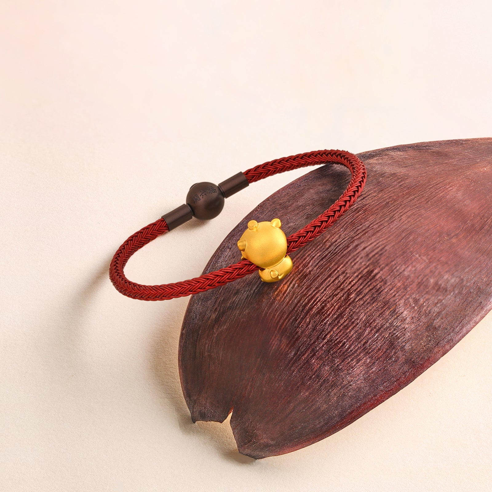 九華山24K金手鍊，地藏菩薩地頂峰，17厘米和19厘米，A1614673