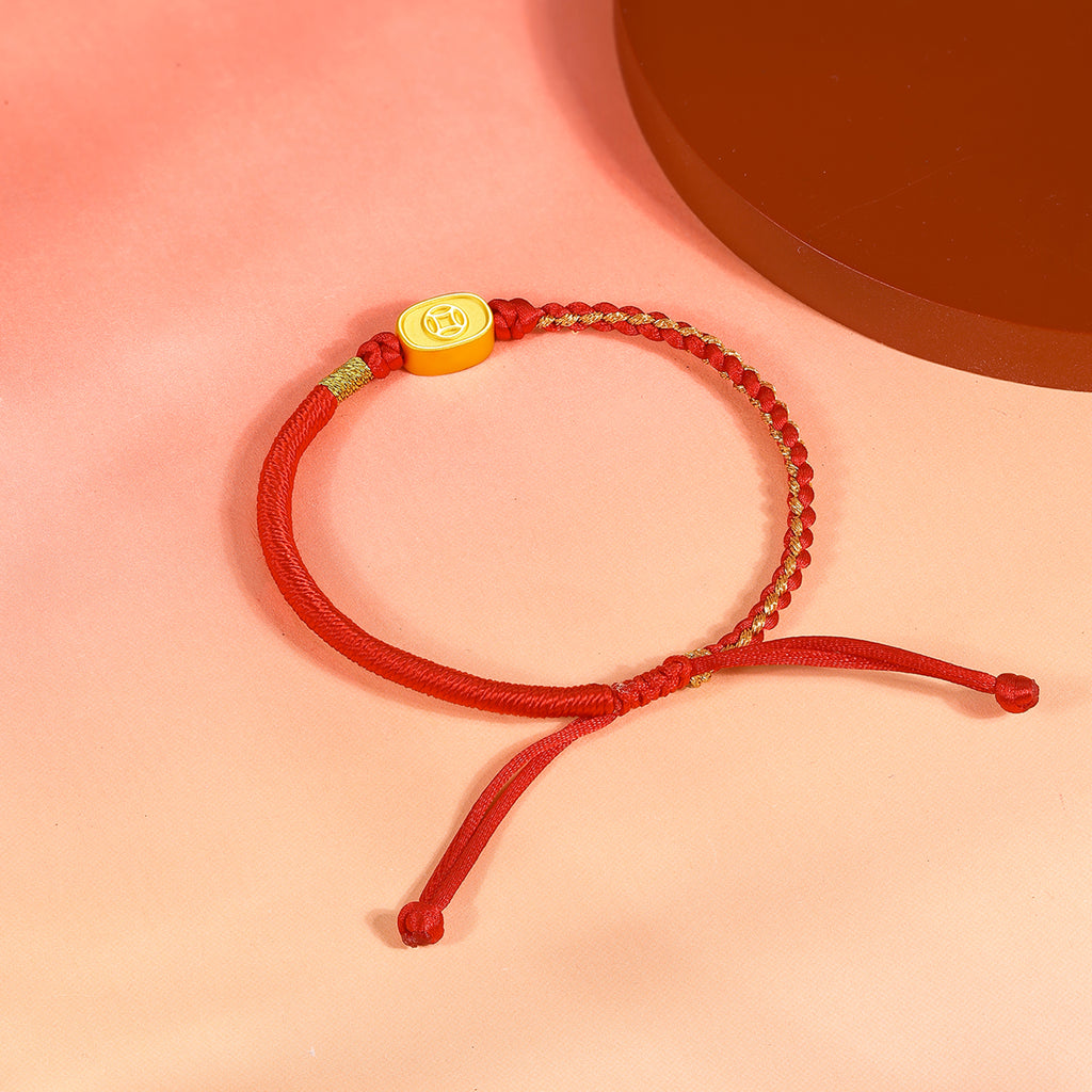 'Year of the Horse' 24K Gold Bracelet 0.55-0.75g Haoyun 好運 A1712796
