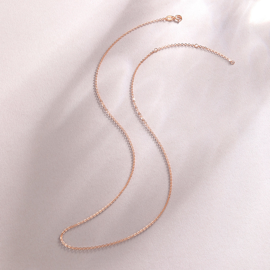 18K Rose Gold Necklace 0.7-0.8g C0510283