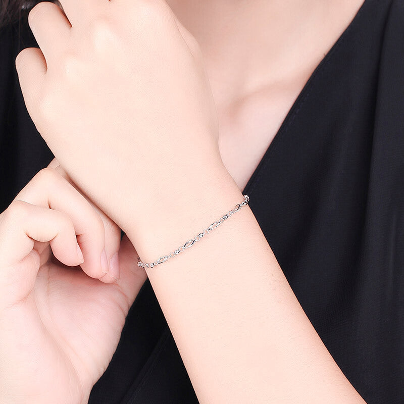 950 Platinum Chain Bracelet 3.4-3.7g PT070463