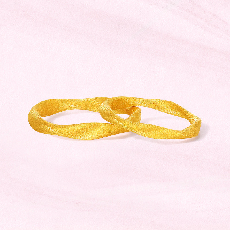 999 24K Gold Ring 4-5g A0122078