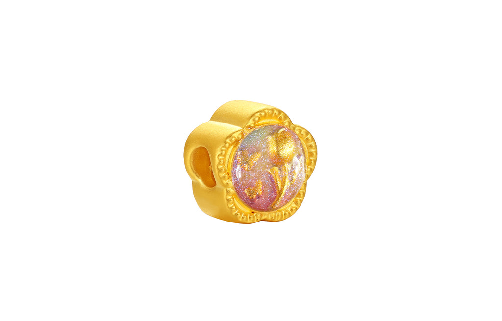 "Pop wu~" 24K Gold Charm Bracelet  0.55-0.75g A1615707