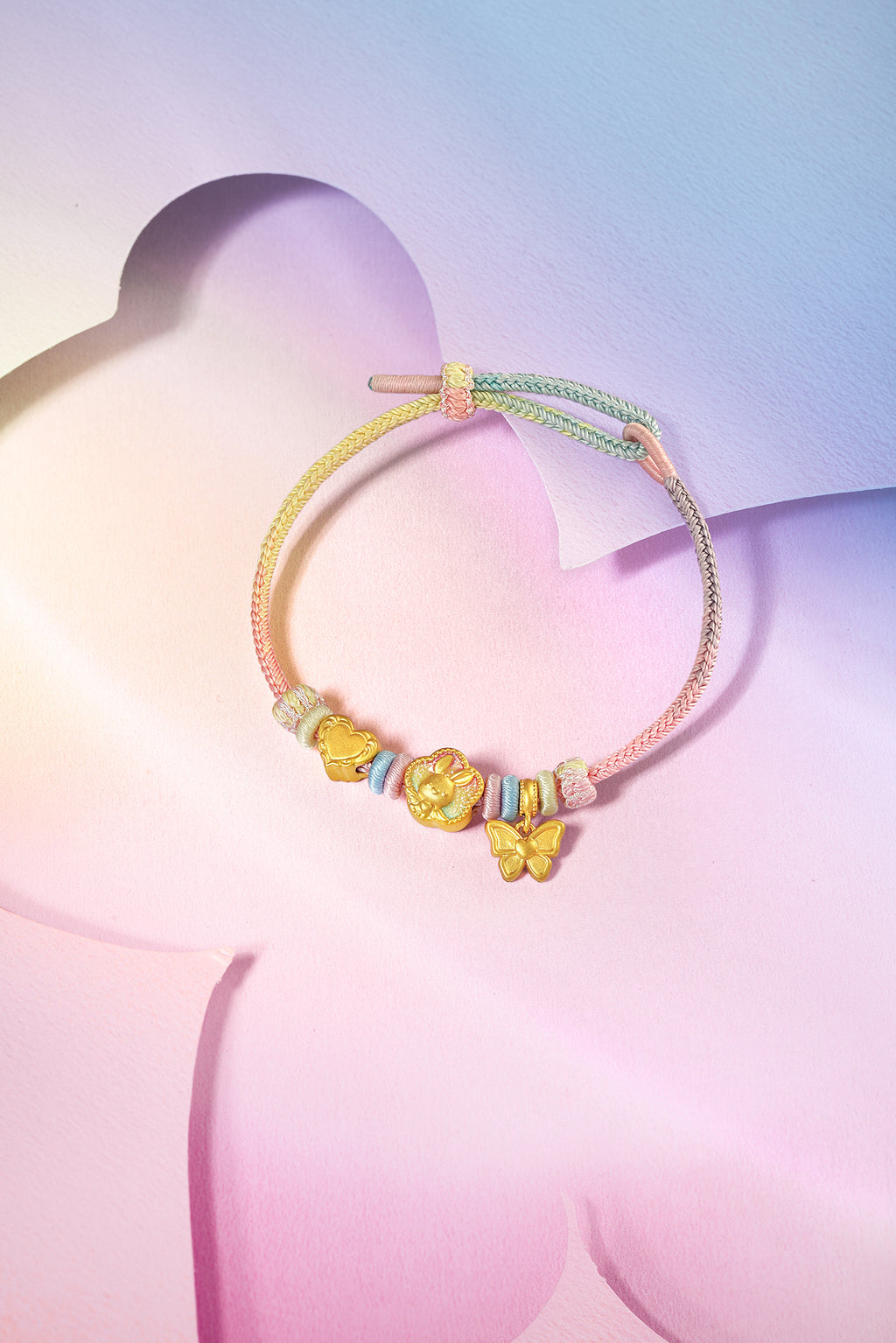 "Pop wu~" 24K Gold String Bracelet  1.5-2.05g A1715760