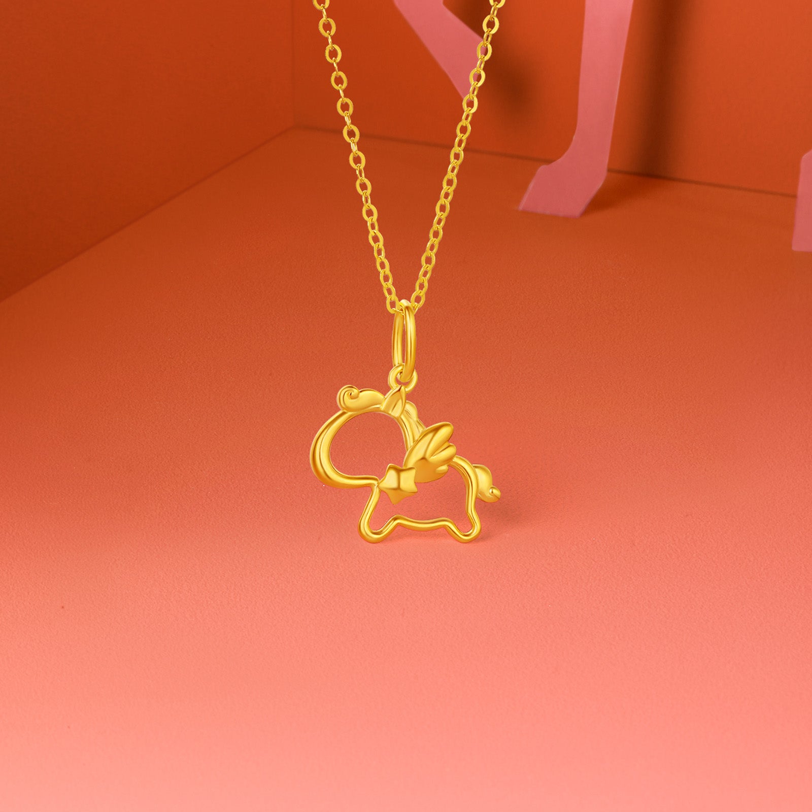 'Year of the Horse' Au750 18K Gold Pendant Horse 0.96-1.26g C0423342