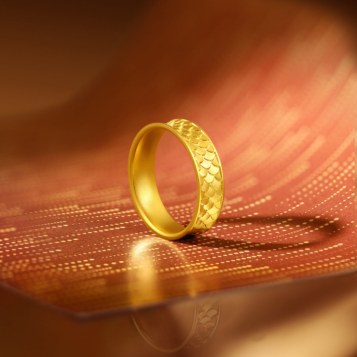 "Wah Kwong" 999 24K Gold Ring 5-7g A0115062