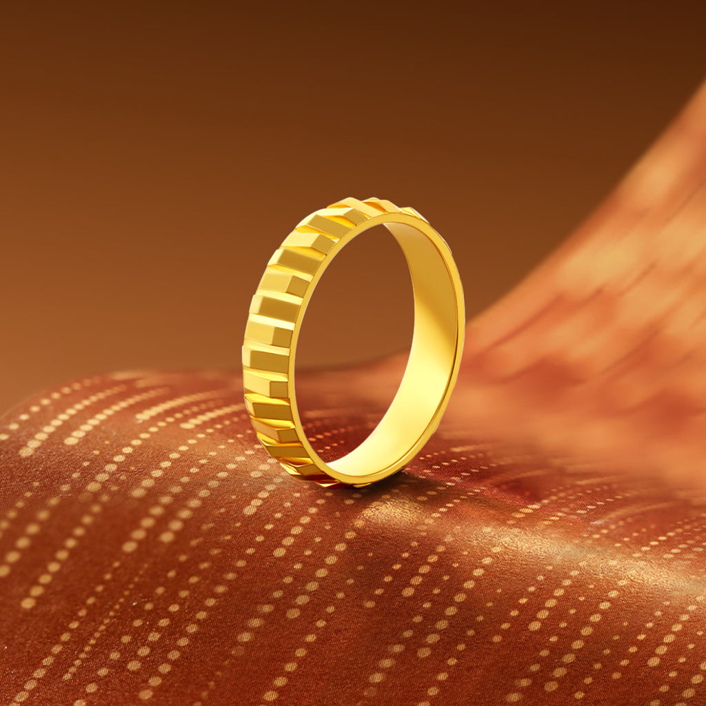 "Wah Kwong" 999 24K Gold Ring 6.5-7.5g A0115057