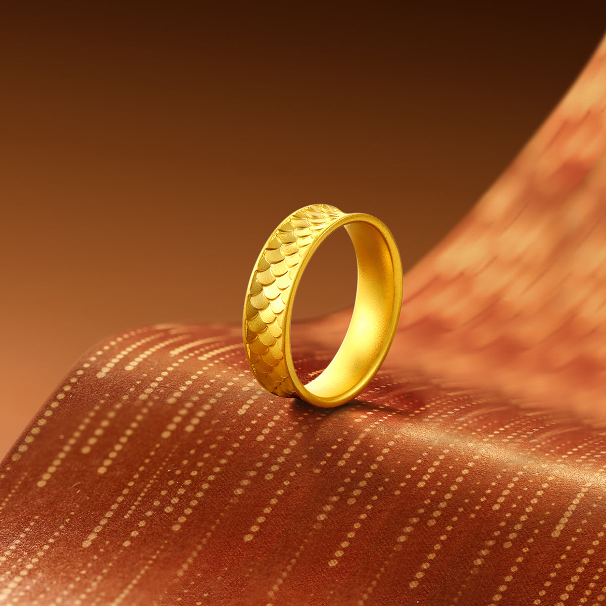 "Wah Kwong" 999 24K Gold Ring 5-7g A0115062