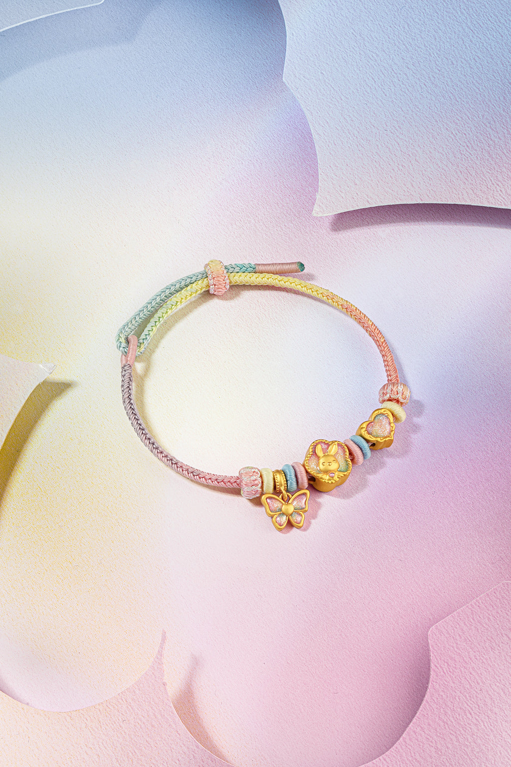 "Pop wu~" 24K Gold String Bracelet  1.5-2.05g A1715760