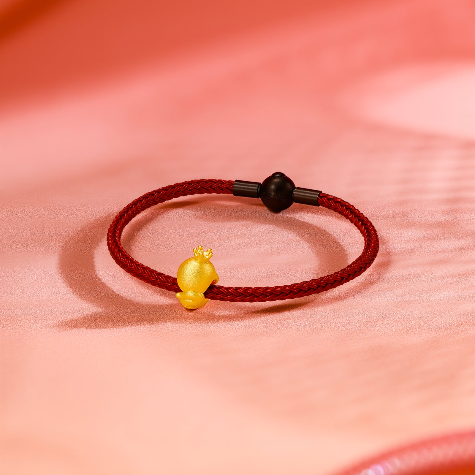 "Chinese Zodiac Snake" 24K Gold Charm Bracelet Snake 1-1.3g A1613097