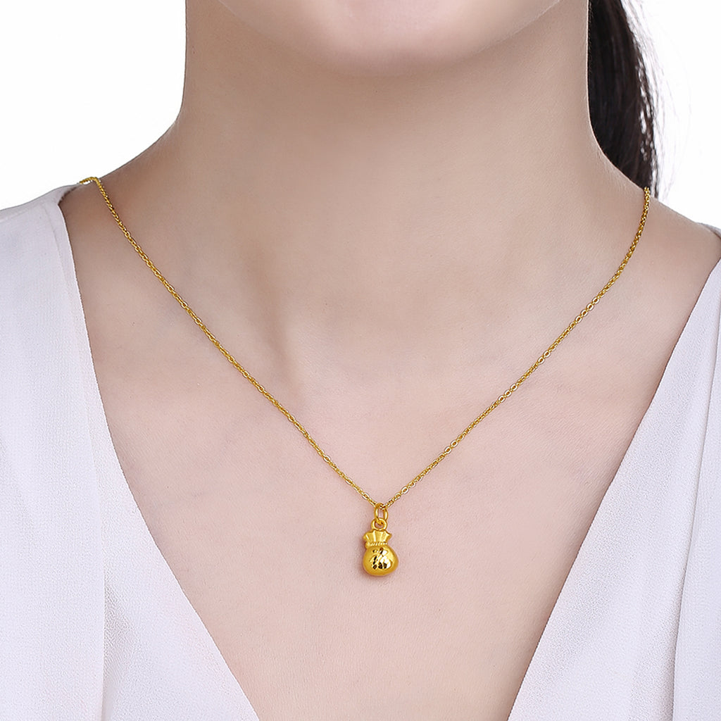   24K Gold Pendant              Fortune Bag 0.7-0.9g AD041380