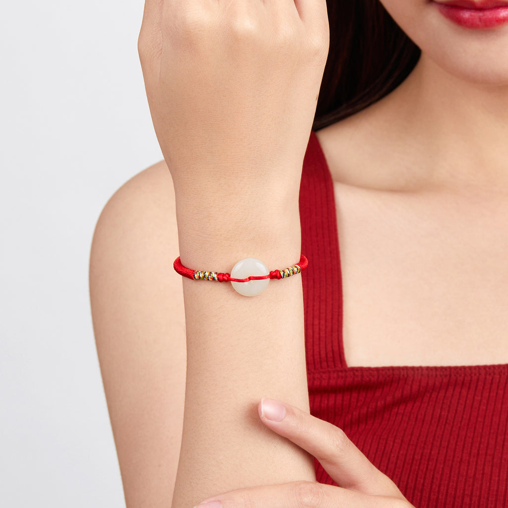 String Bracelet 16*16mm Peace Buckle Y178924