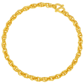 999 24K Gold Chain Bracelet 5.1-7.1g A0710914