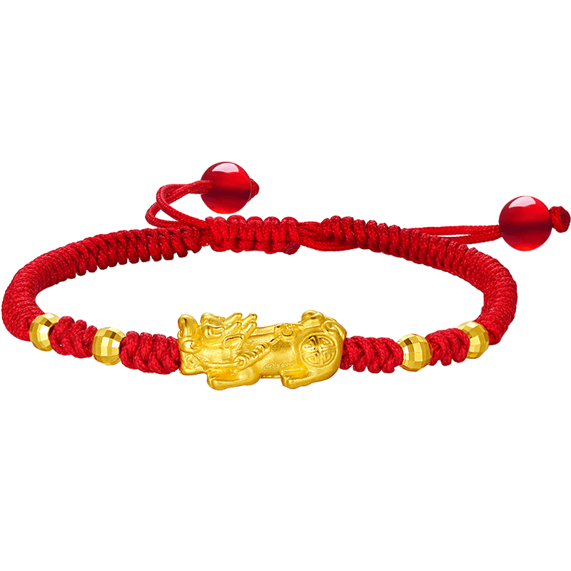   24K Gold String Bracelet              Pixiu 1.3-1.5g AD171270