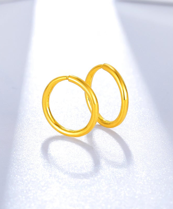 999 24K Gold Earrings 1-1.2g AA090923