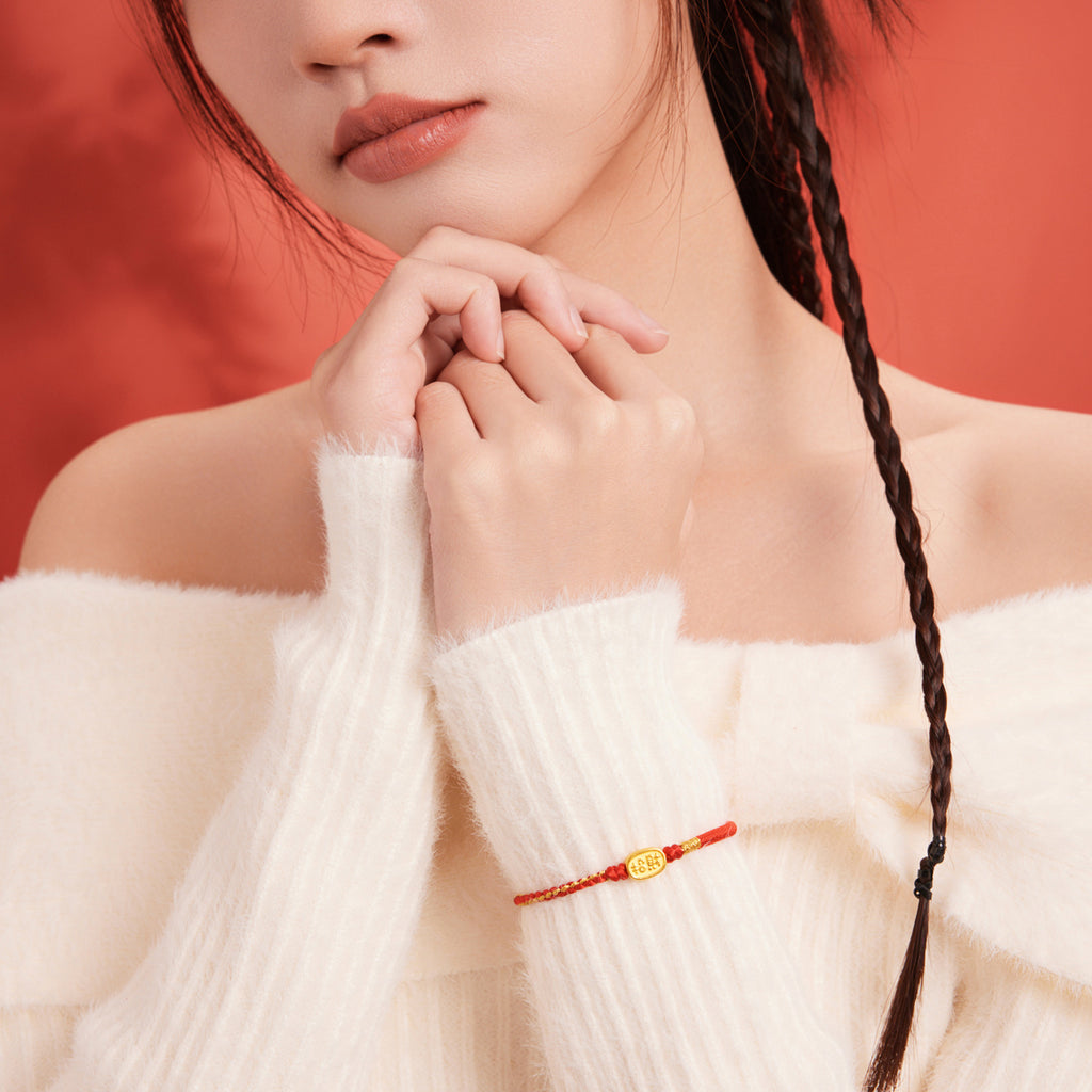 馬年24K金手鍊0.55-0.75g 招財招財A1712797