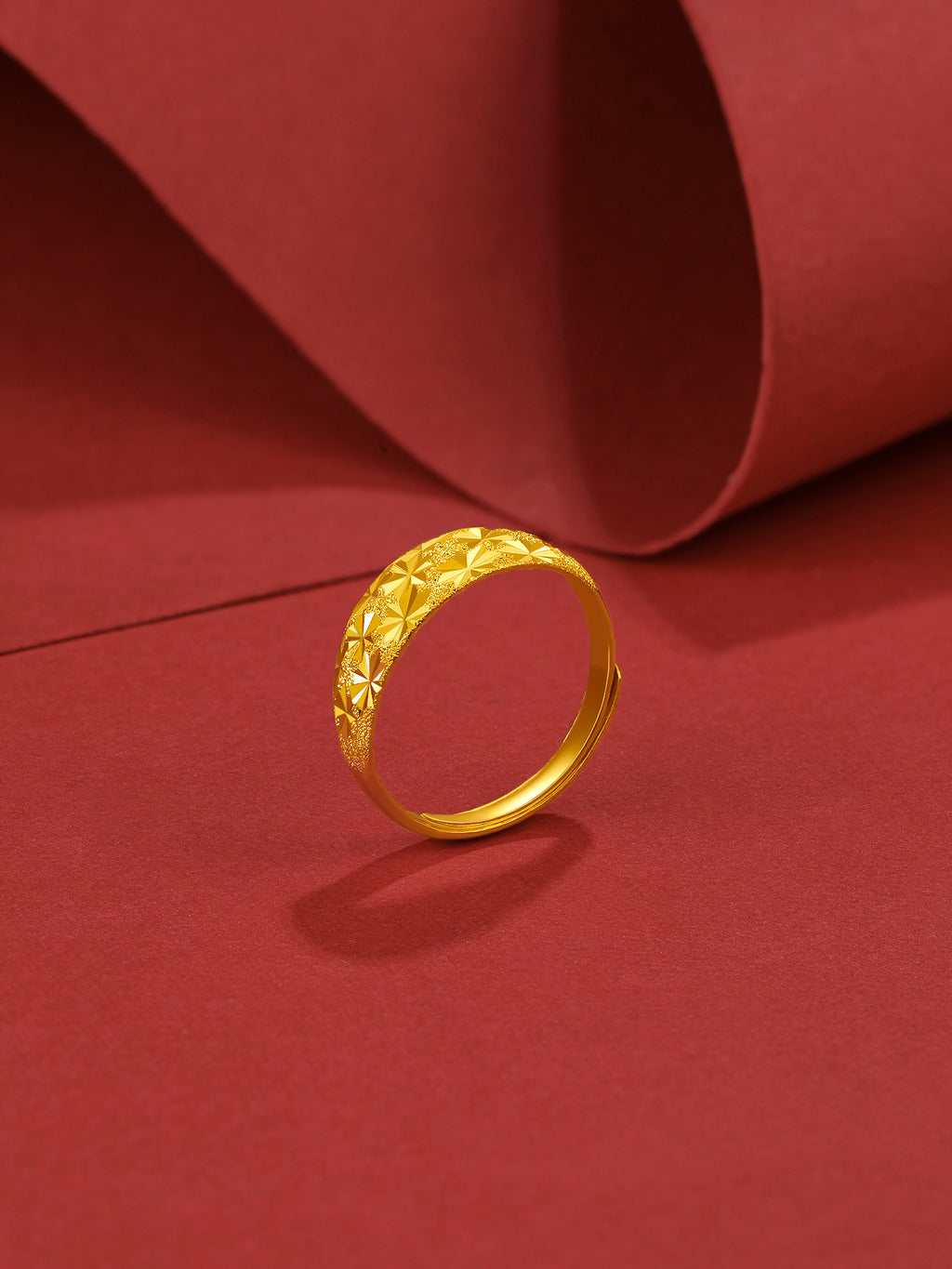 999 24K Gold Ring 3.4-3.7g AA014209